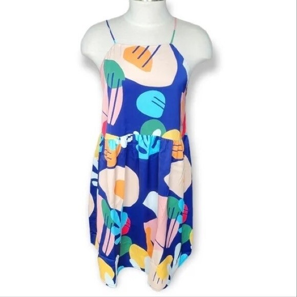 Crosby by Mollie Burch Elle Dress Matisse Abstract Print Size Small NWT - Picture 1 of 8